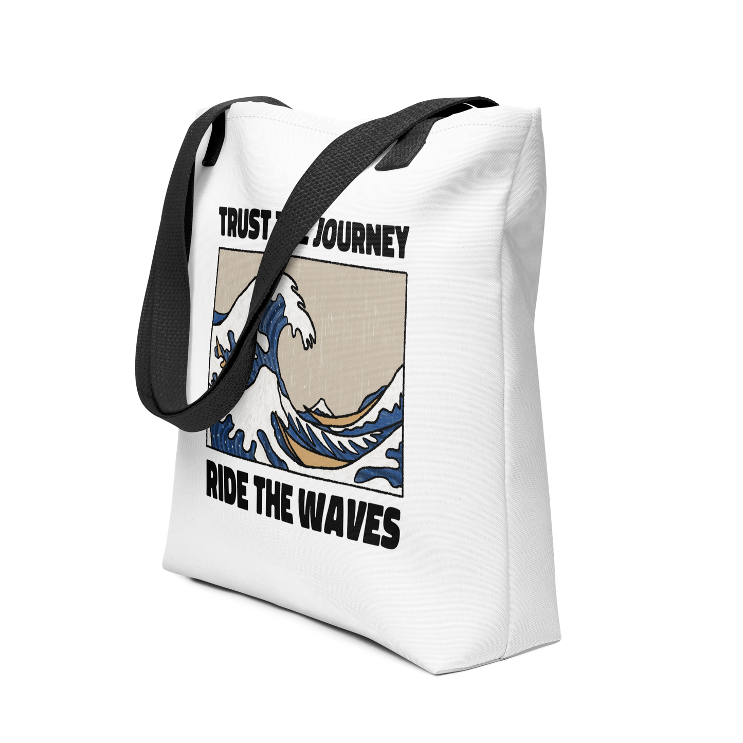 Ride the Waves tote bag