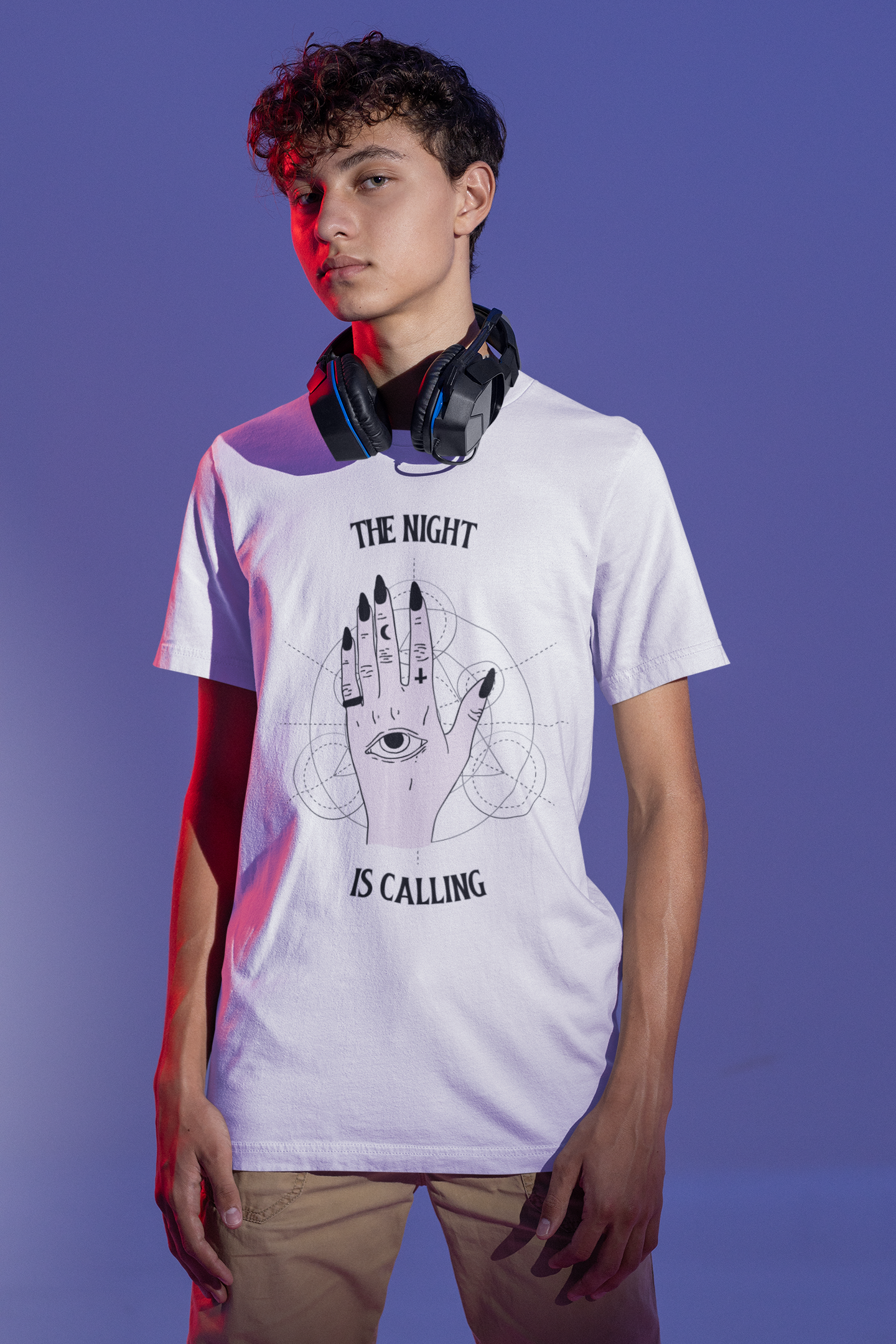 The Night is Calling unisex tee