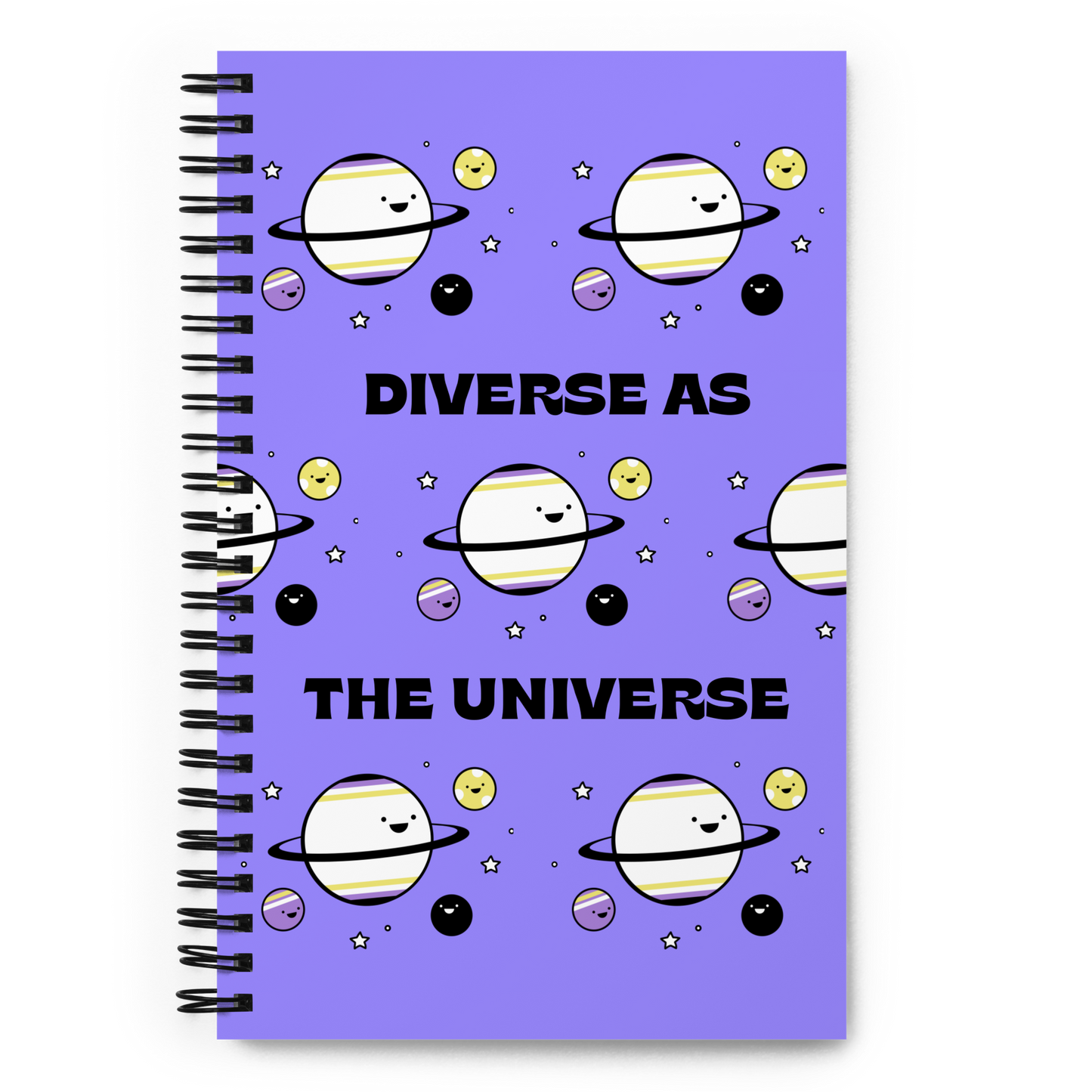 Diverse as the Universe spiral notebook