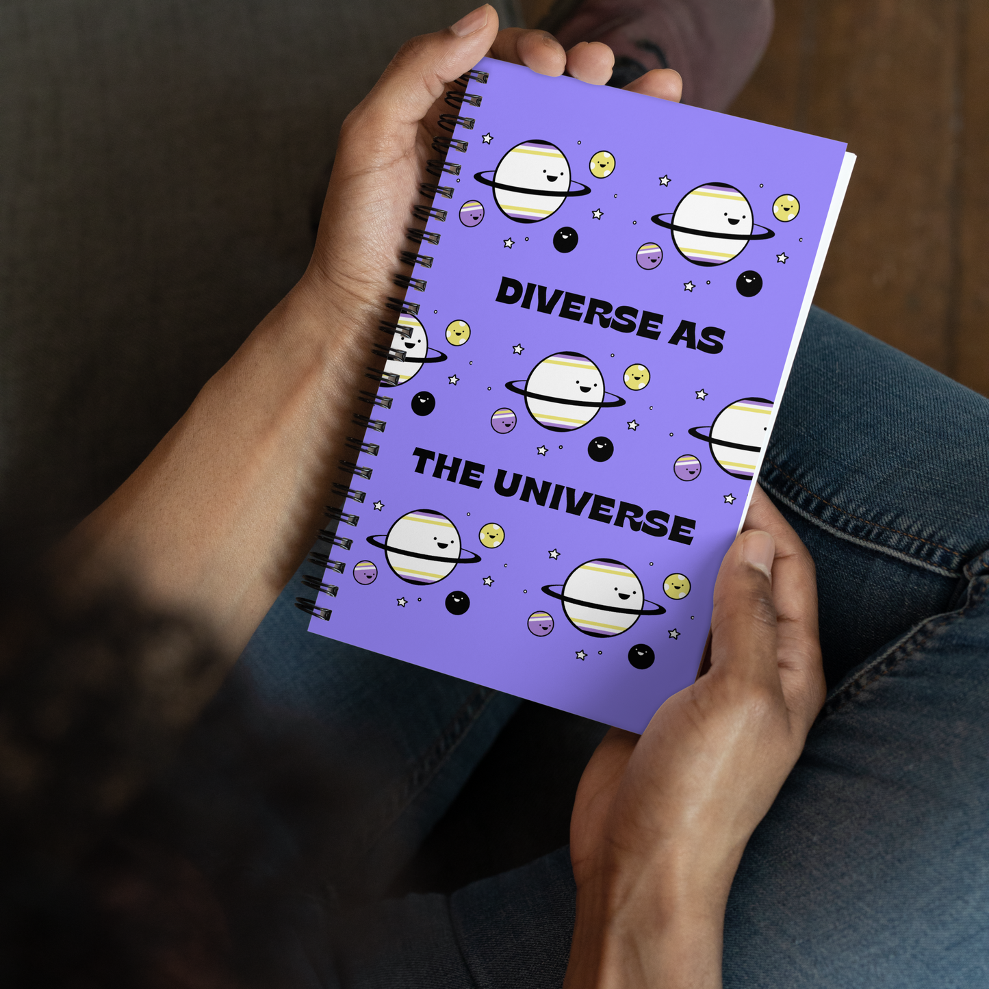 Diverse as the Universe spiral notebook