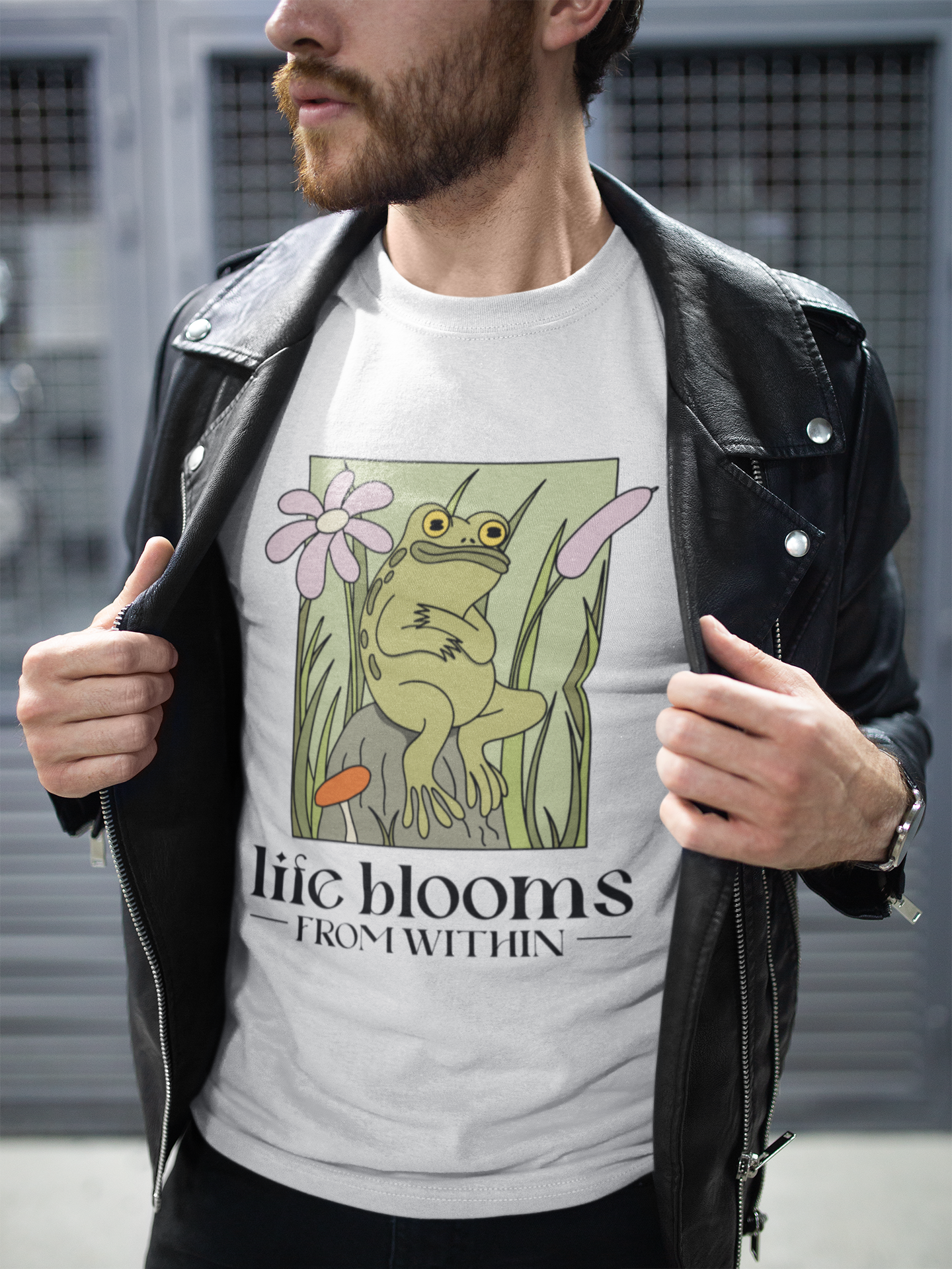 Life Blooms Within unisex tee