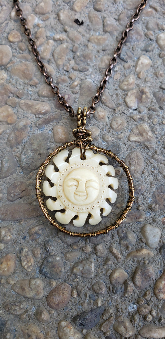 Sun Pendant Necklace