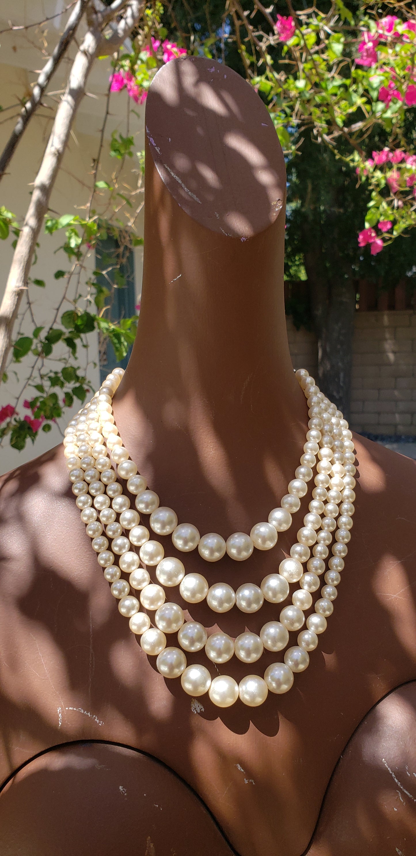 Vintage Faux Pearl Choker