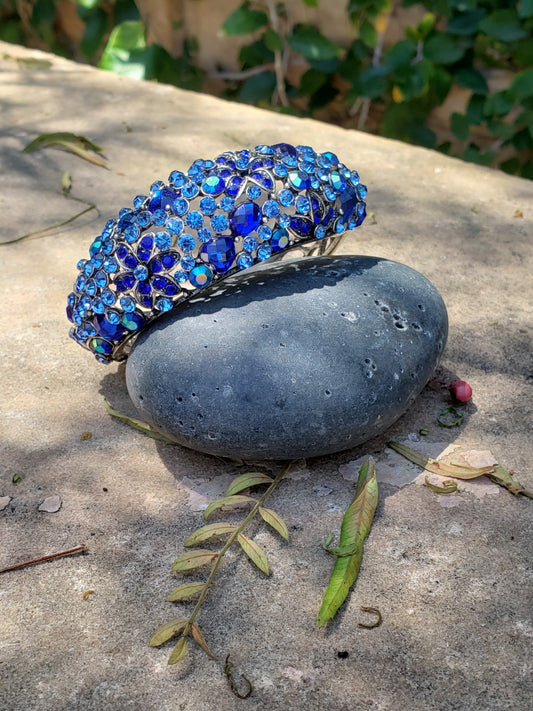 Blue Jeweled Bracelet